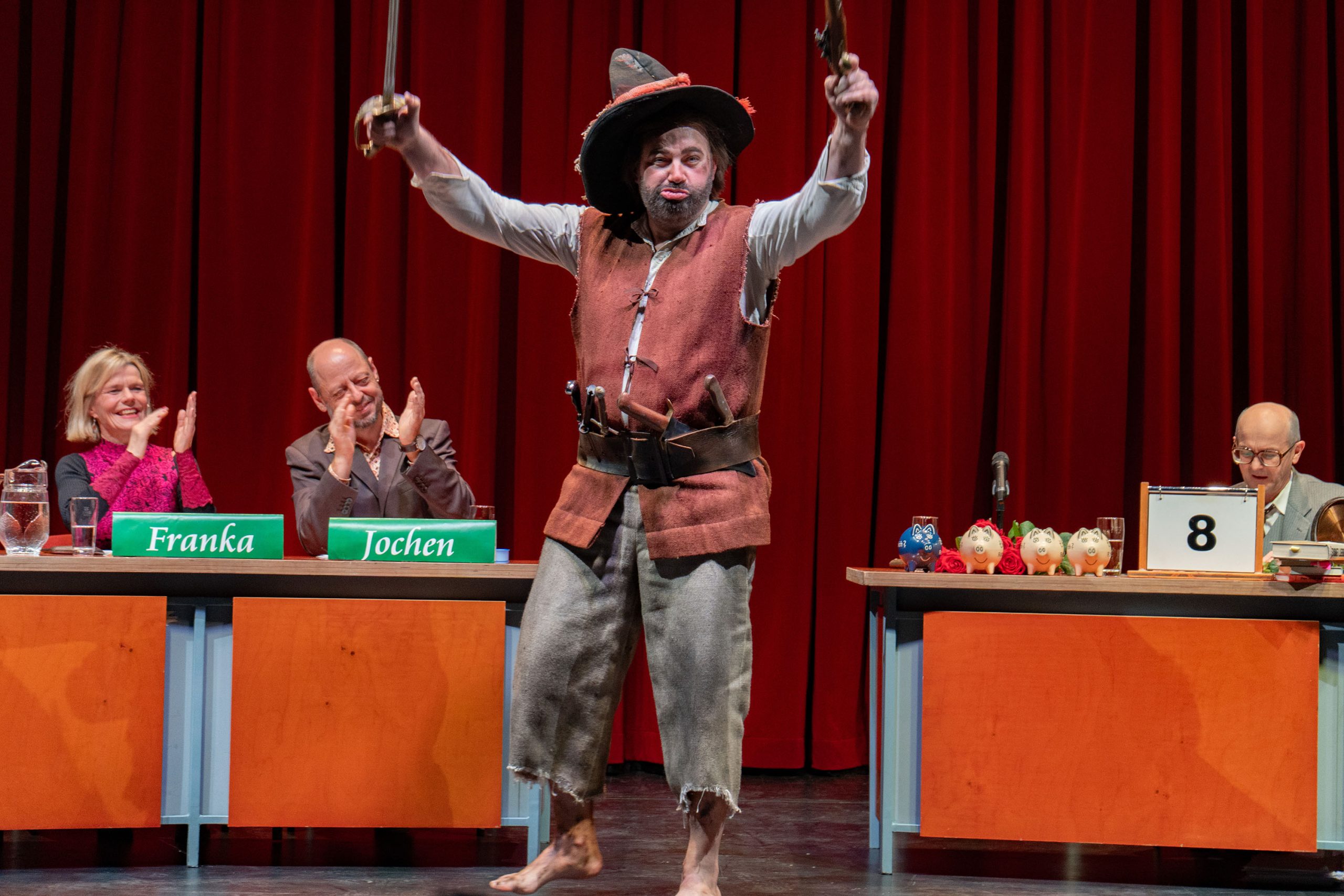 Historischer Gast, Markus Seidensticker, in der Rolle als Räuber Hotzenplotz.